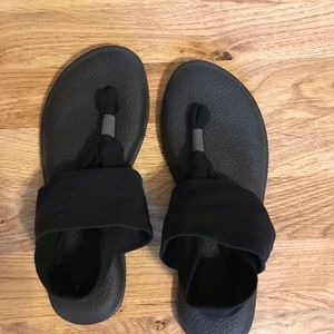 Sanuk Yoga Sling Black Size 9 US